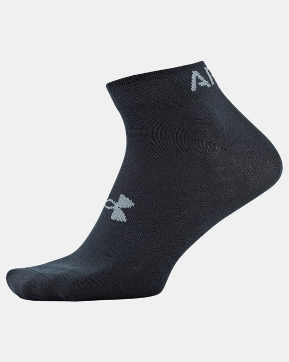 Men's UA Essential Low Cut Socks - 6-Pack, Gray, pdpMainDesktop image number 4